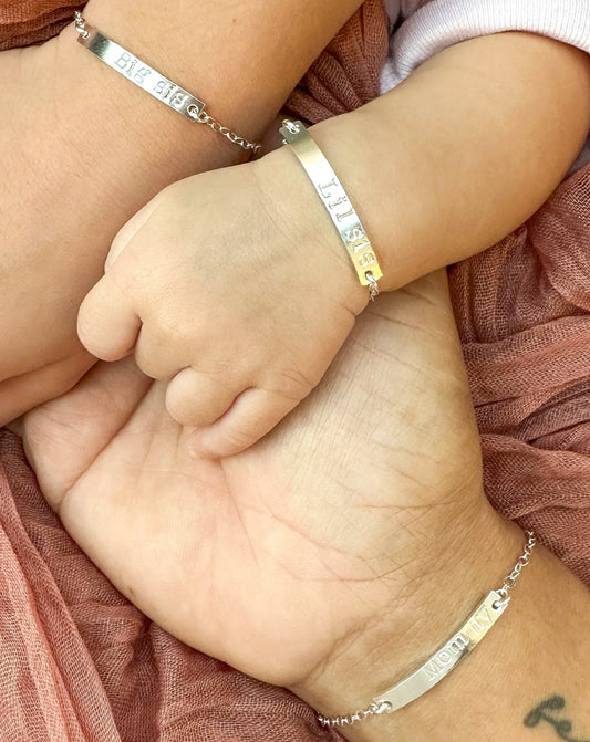 Mommy and Daughters Bracelet Set (Big Sis & Lil Sis)